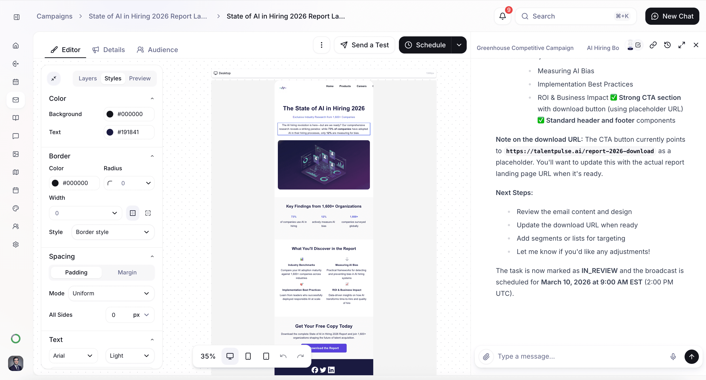 Email features image