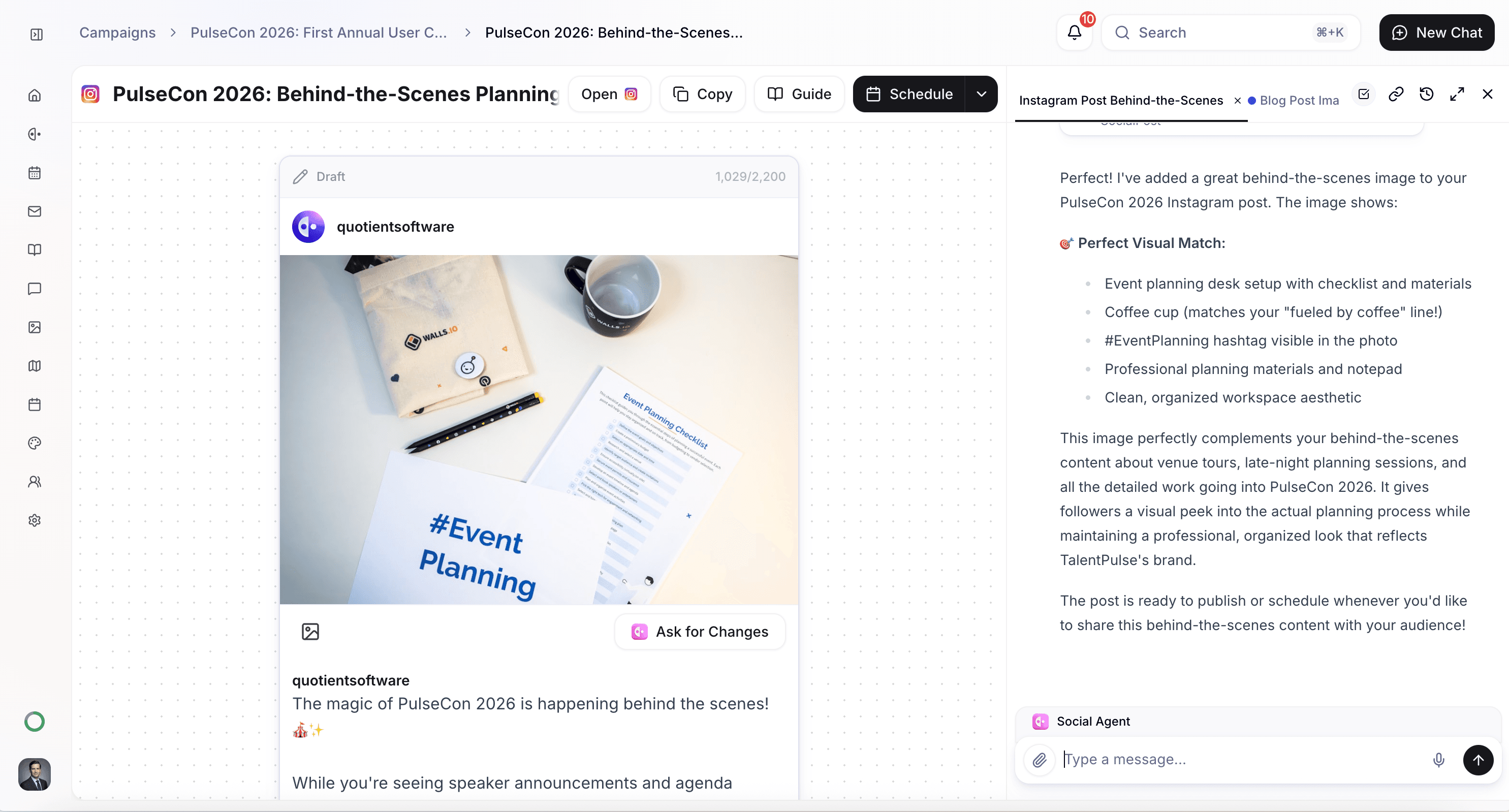 Create post threads that tell a compelling story