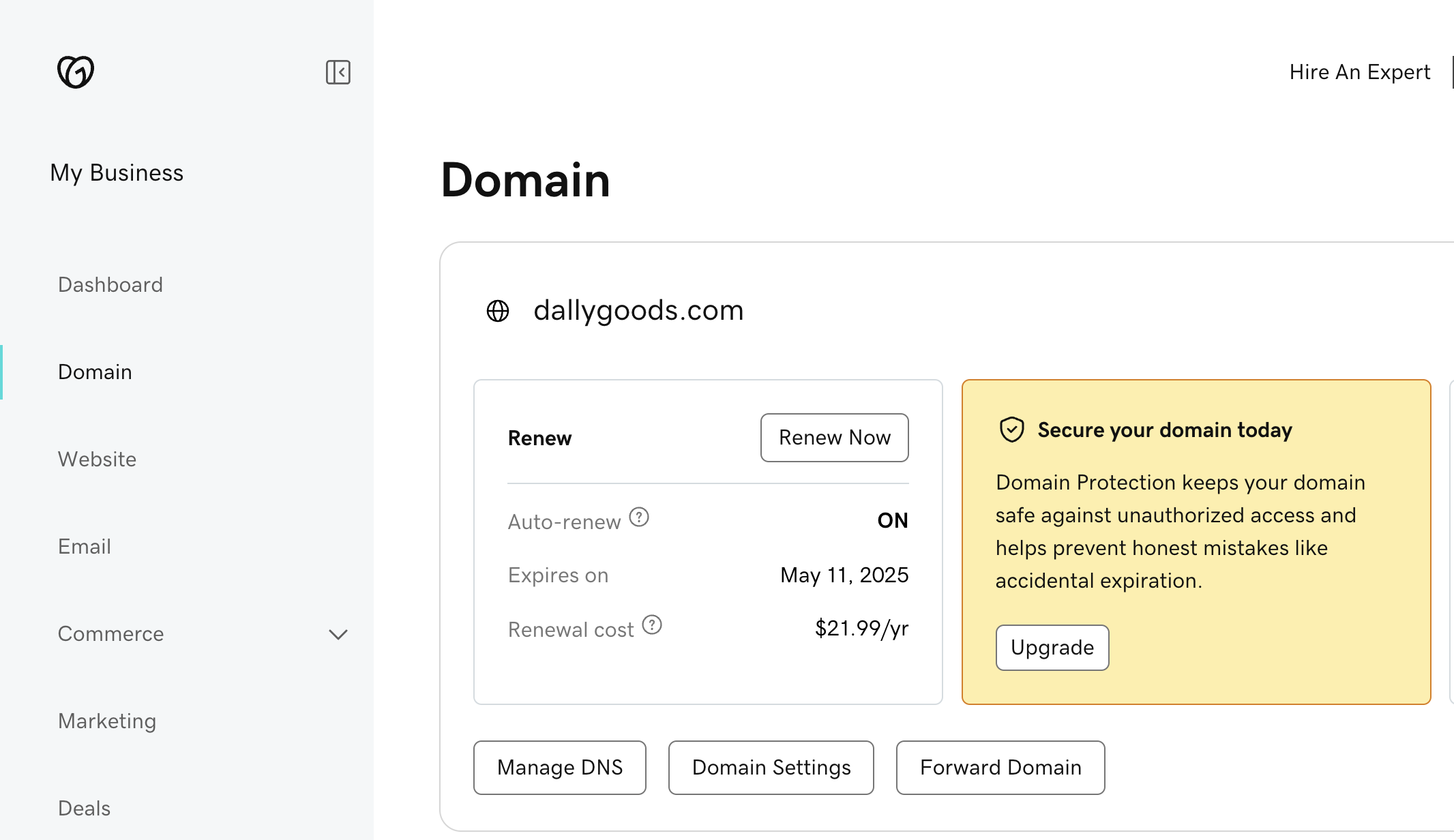 GoDaddy Domain List